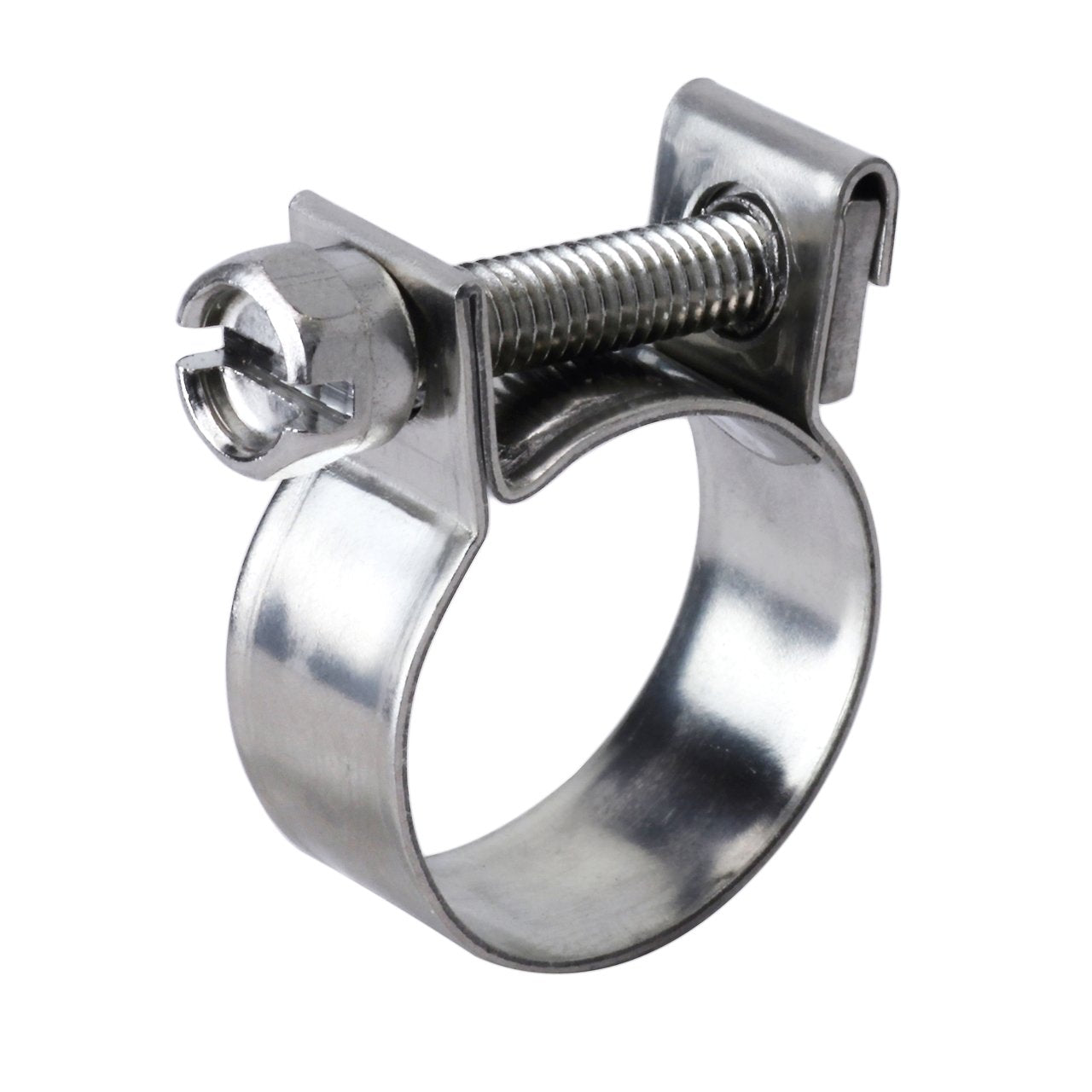 HPS Performance Products HPS Size # 10 Stainless Steel Fuel Injection Hose Clamp, Range: 5/16" - 25/64" (8mm - 10mm)
