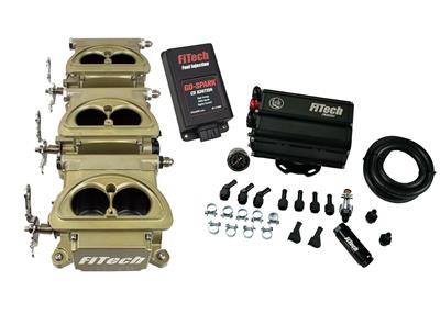 FiTech Go EFI 3x2 Tri-Power 600 HP System Force Fuel Injection Master Kits - 35561