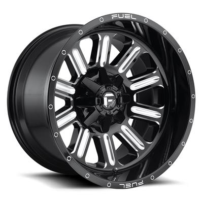 Fuel Off-Road Hardline D620 Series Gloss Black Wheels with Milled Accents - D62020909857