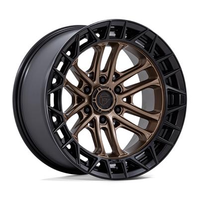 Fuel Off-Road Celsius FC874 Matte Bronze Wheels with Matte Black Lip - S8391