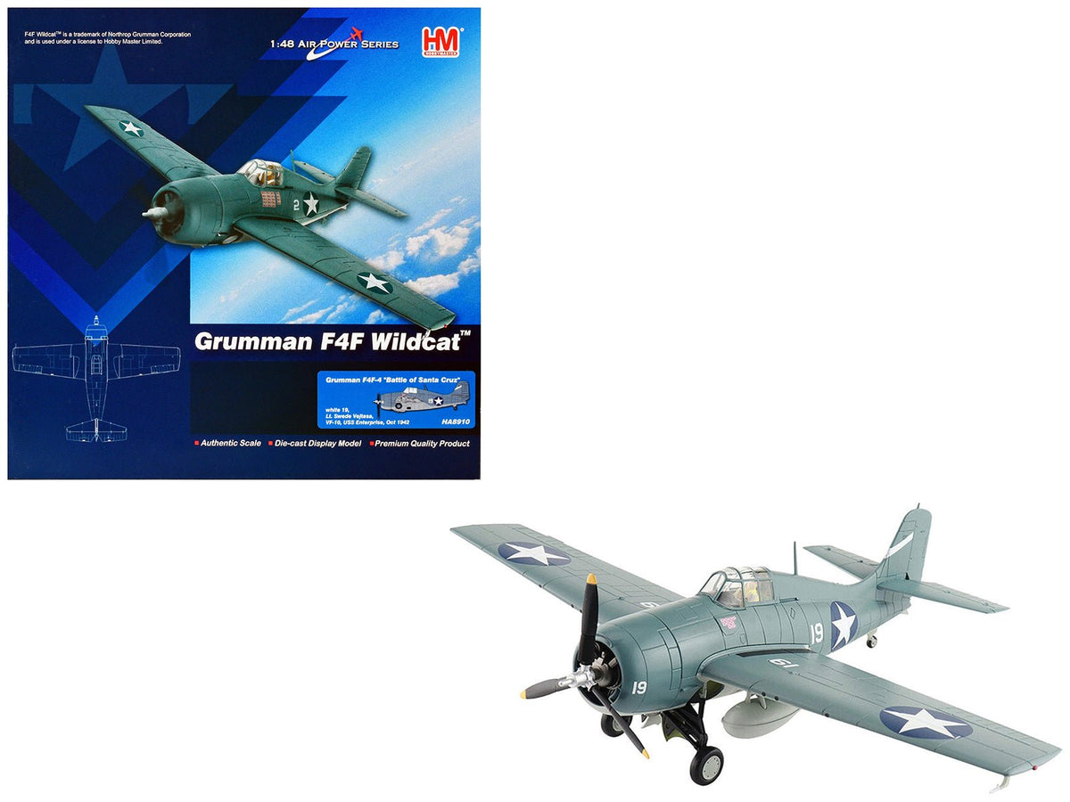 Rapid Vehicles Grumman F4F-4 Wildcat Fighter Aircraft "Battle of Santa Cruz Lt. Swede Vejtasa...