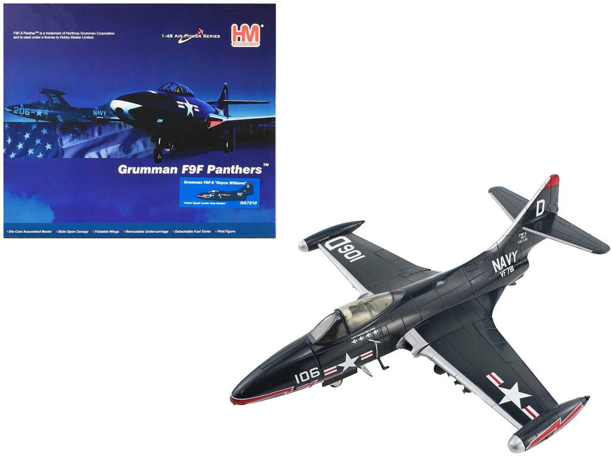 Rapid Vehicles Grumman F9F-5 Panther Aircraft "VF-781 Royce Williams Action Speak Louder than...