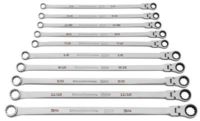 GearWrench 120XP Flex Head Ratcheting Combination Wrench Sets - 86142