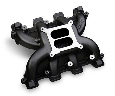 Holley LS Mid-Rise Carbureted Intake Manifolds - 300130BK