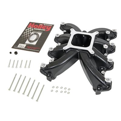 Holley EFI LS Single Plane Mid-Rise Intake Manifolds - 300136BK