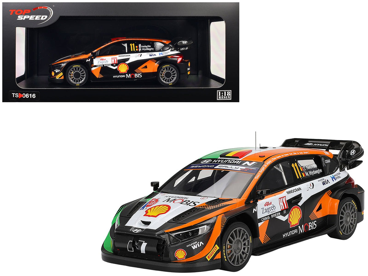 Rapid Vehicles Hyundai i20 N Rally1 Hybrid #11 Thierry Neuville - Martijn Wydaeghe "Hyundai Shell...