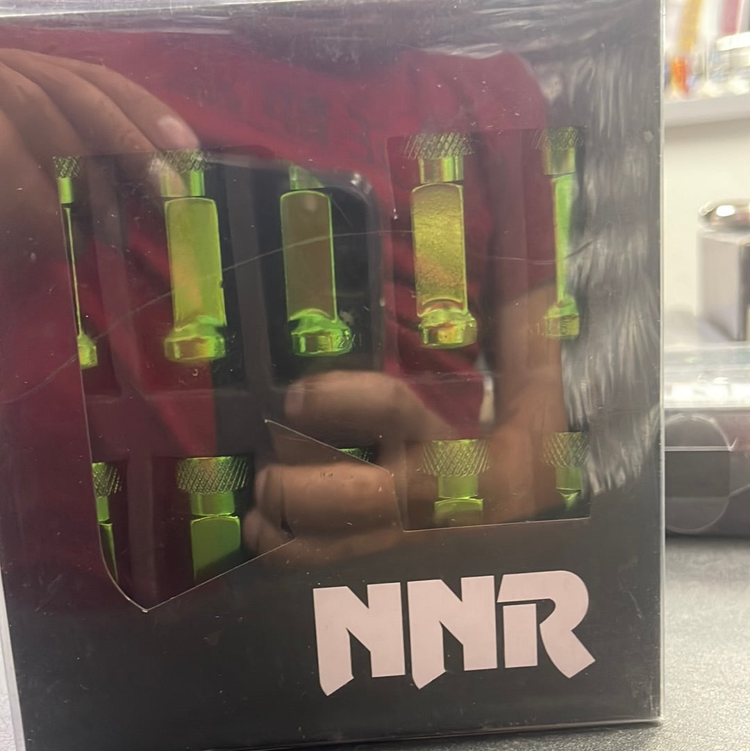 NNR 12x1.25 lugs open end green
