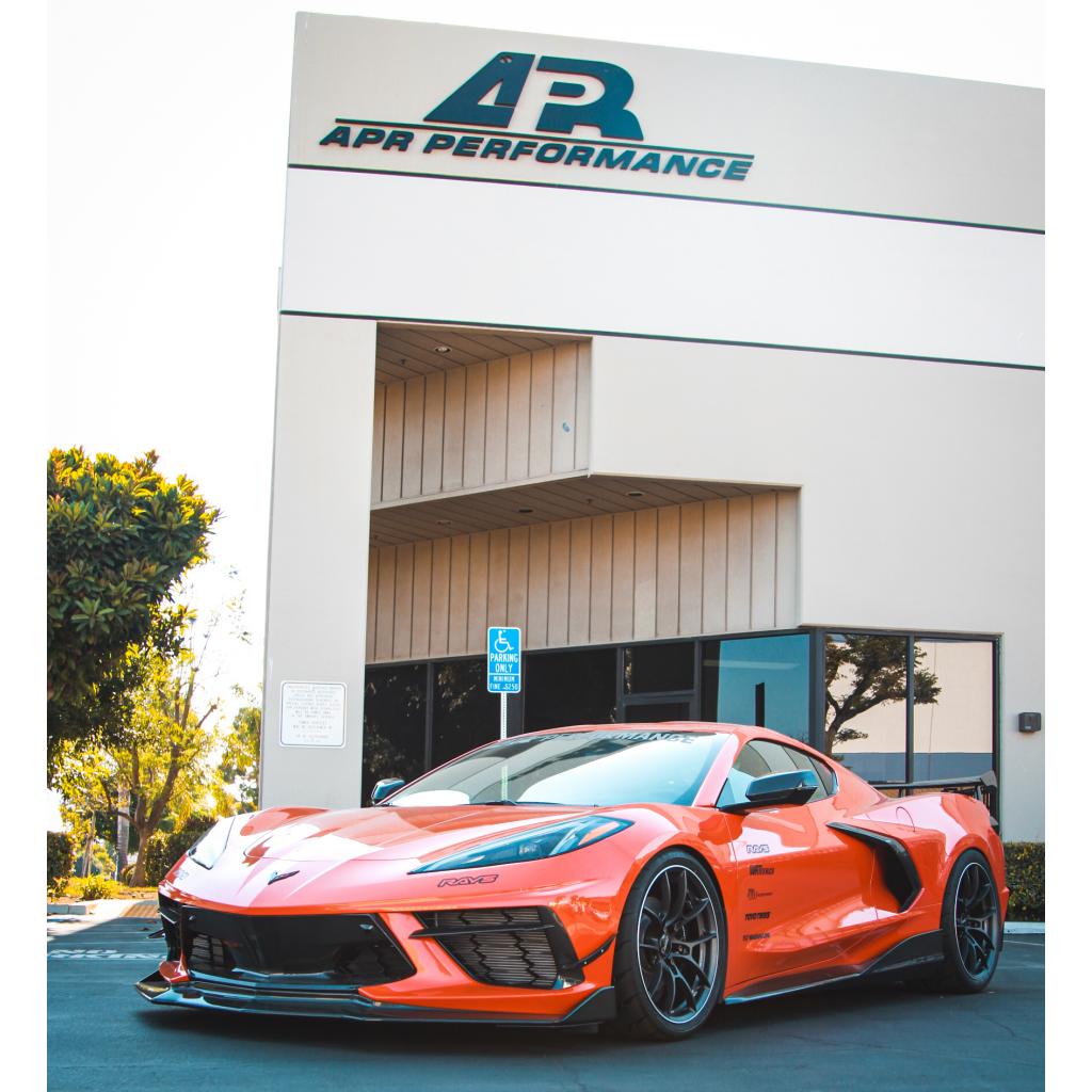 Carbon Fiber Front Bumper Canards- Chevrolet C8 Corvette