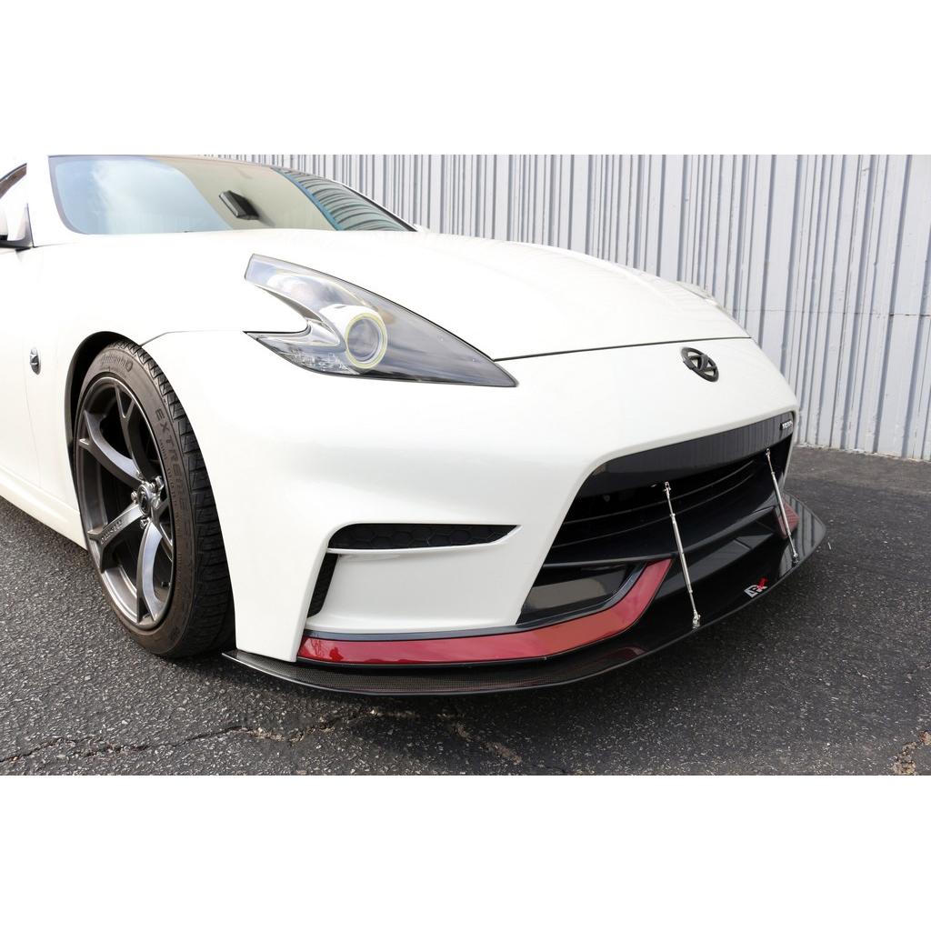 Carbon Fiber Front Wind Splitter - 2015-2020 Nissan 370Z Nismo Bumper