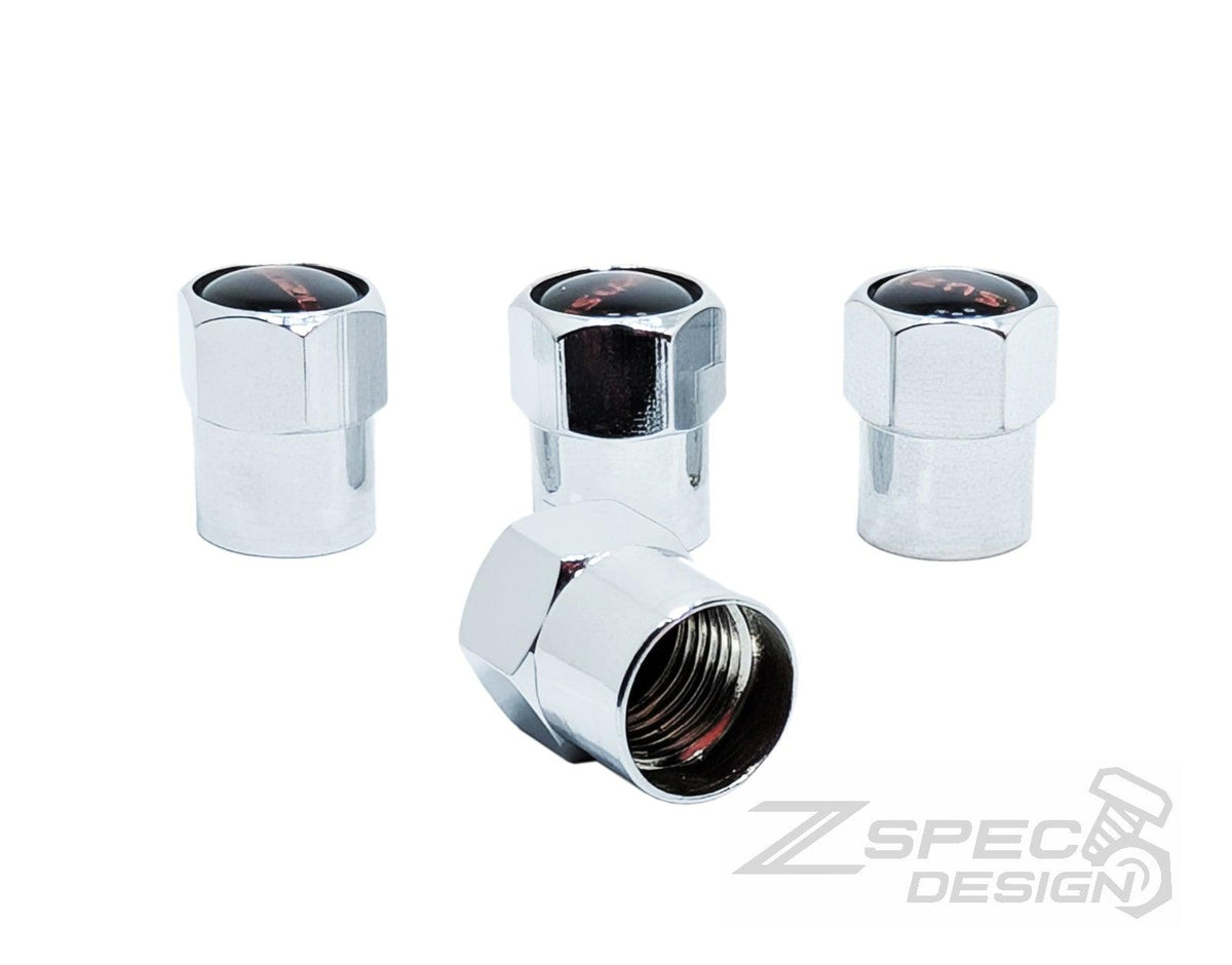 Chrome Valve Stem Tire Caps, Isuzu Style