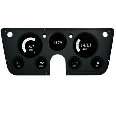 Intellitronix 1967-1972 GM/Chevy Truck Digital Direct-Fit Gauge Clusters - DP6003W