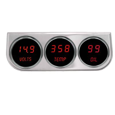 Intellitronix LED Digital 3-Gauge Kits - MS9333R
