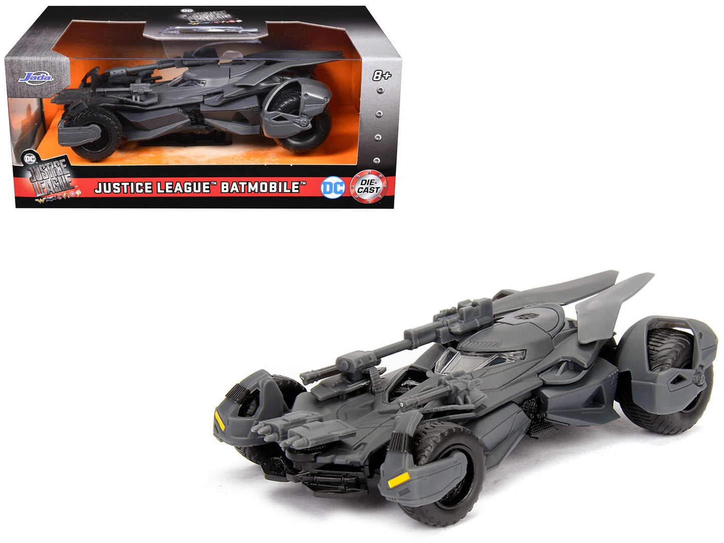 "Justice League" Movie Batmobile 1/32 Diecast Model Car by Jada free shipping USA