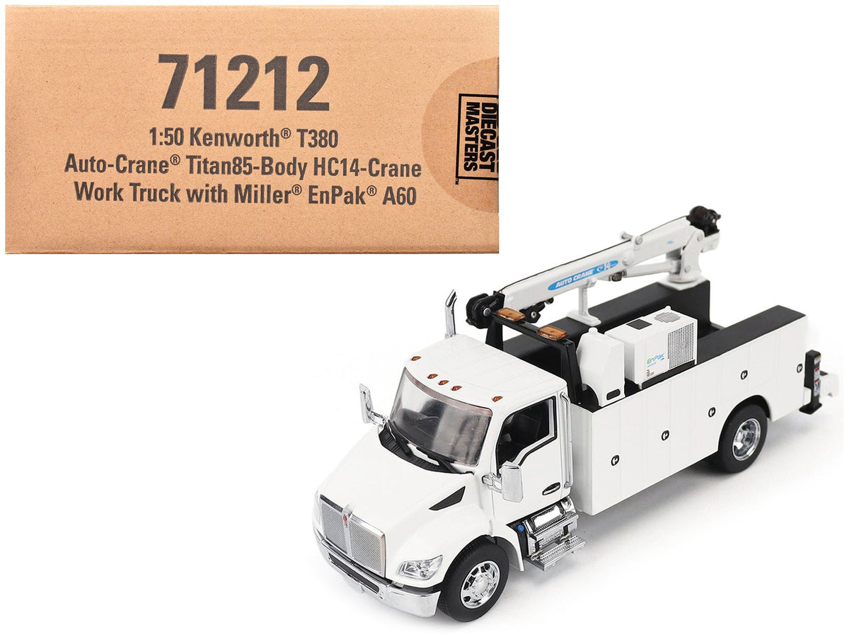 Rapid Vehicles Kenworth T380 Auto-Crane Titan 85-Body HC14-Crane Work Truck with Miller EnPak...