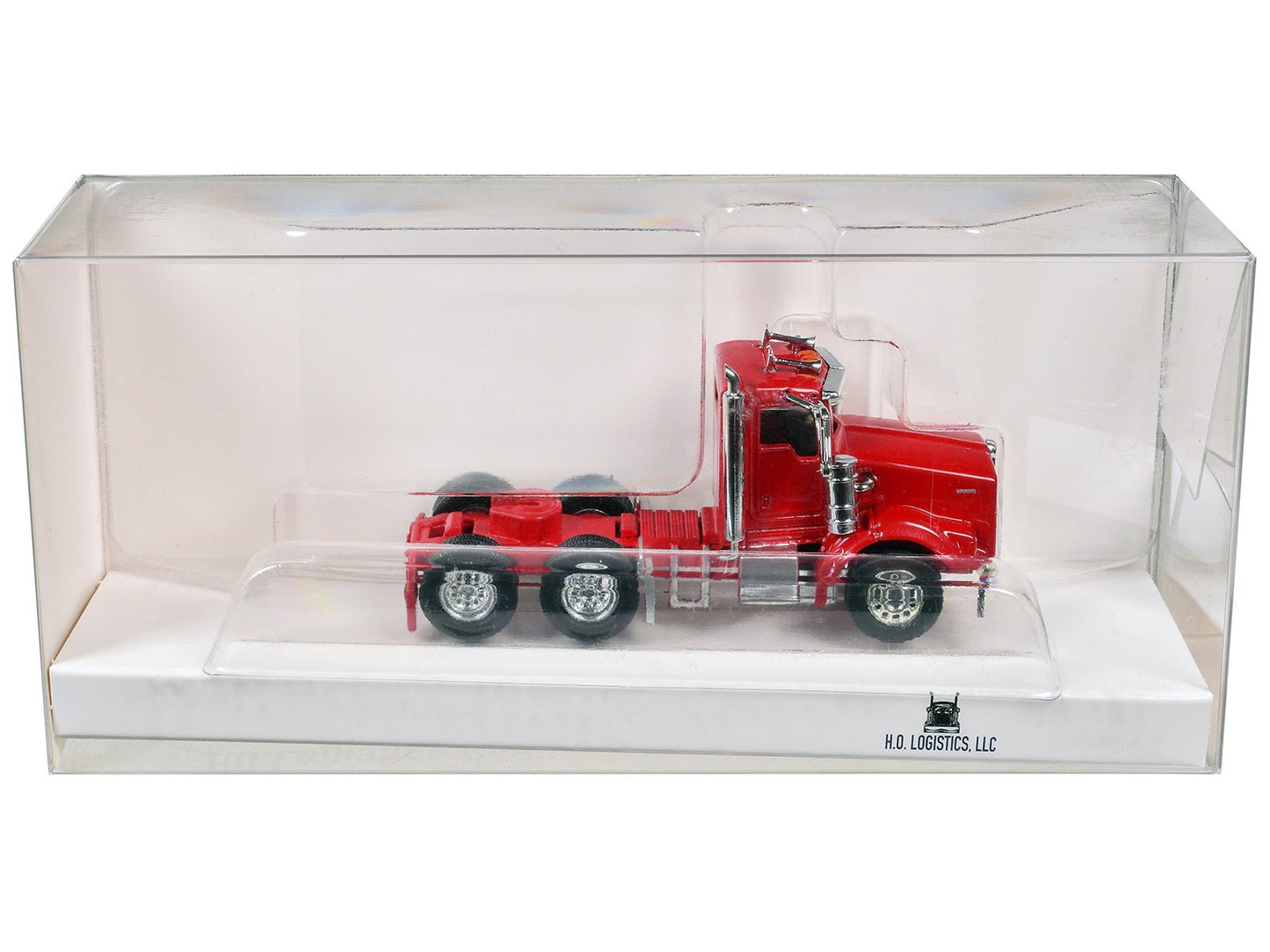 Kenworth T800 Day Cab Red 1/87 (HO) Scale Plastic Model Car by HO Logistics free shipping USA