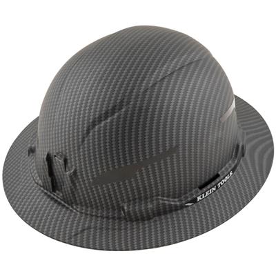 Klein Tools Premium KARBN Full Brim Non-Vented Hard Hats - 60345