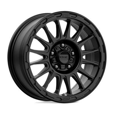 KMC KM542 Impact Series Satin Black Wheels - 54289050718