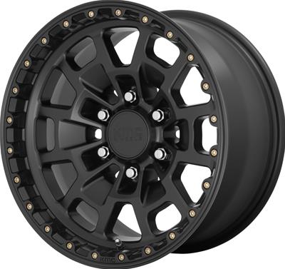 KMC KM718 Summit Satin Black Wheels - 71878568700