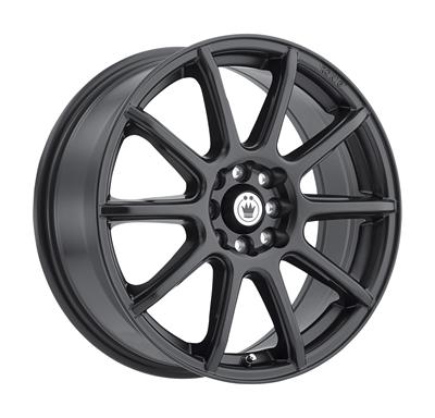 Konig Control Matte Black Wheels - CL77T84405