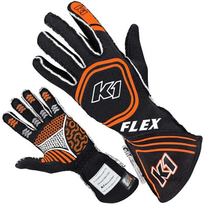 K1 RaceGear Black Series FLEX Gloves - 23FLXNOXL