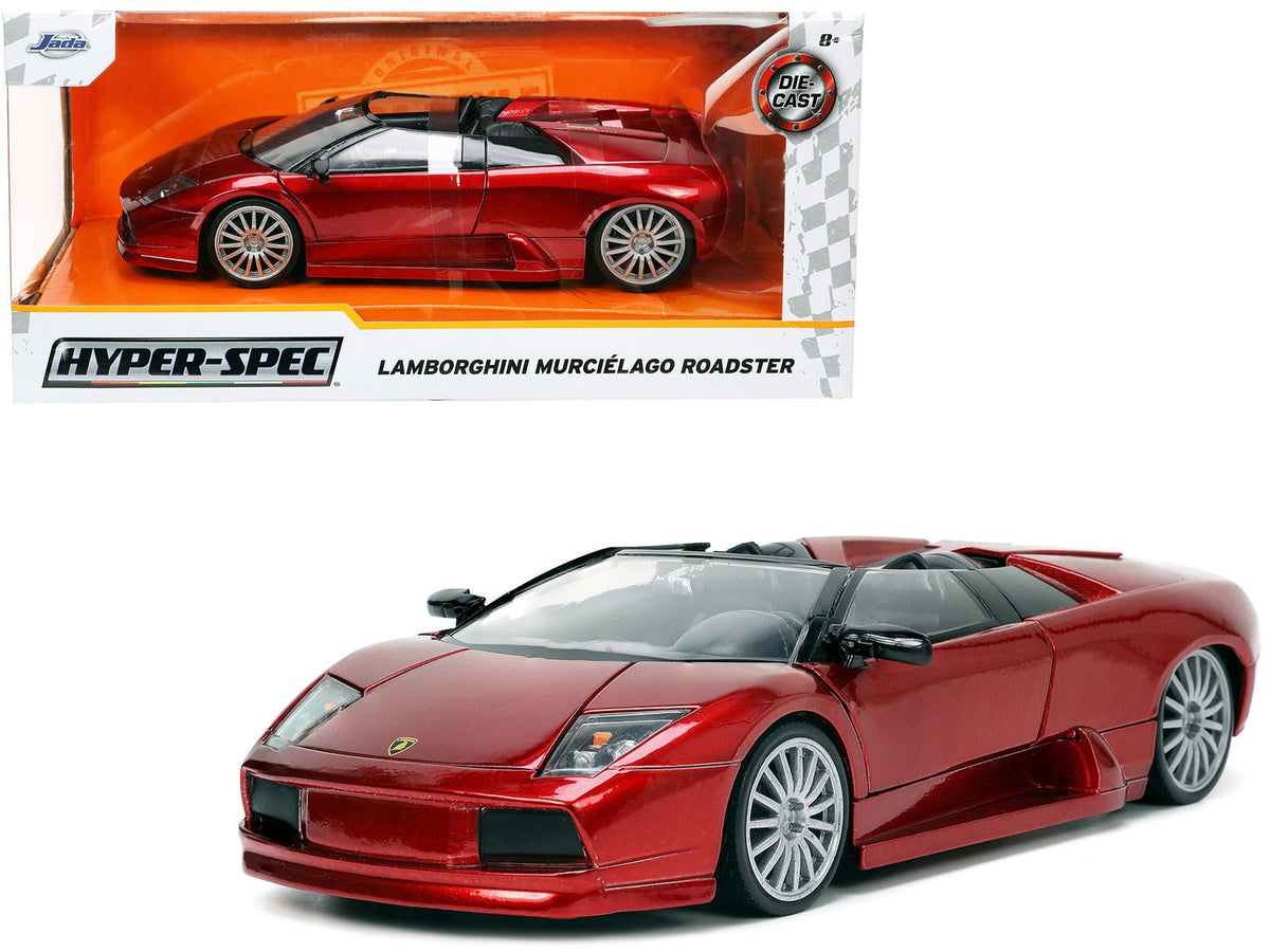 Rapid Vehicles Lamborghini Murcielago Roadster Red Metallic "Hyper-Spec" Series 1/24 Diecast...
