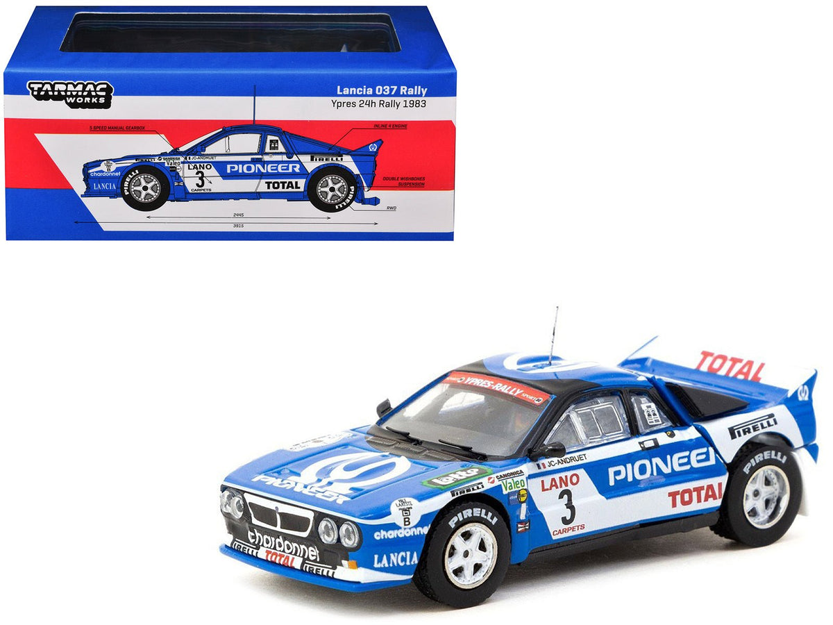 Rapid Vehicles Lancia 037 Rally #3 Jean-Claude Andruet - Francoise Sappey 2nd Place "Ypres 24...