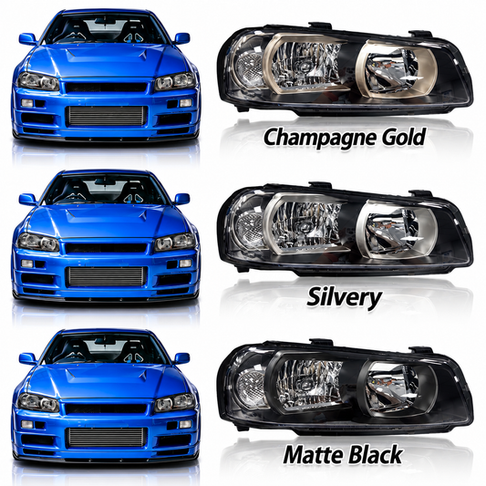 Japan Made LED Headlights for Nissan Skyline R34 GTR GTT