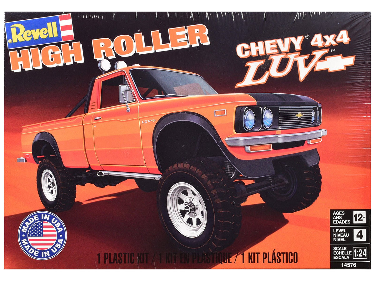 Rapid Vehicles Level 4 Model Kit Chevrolet LUV 4x4 Pickup Truck "High Roller" 1/24 Scale Model by...