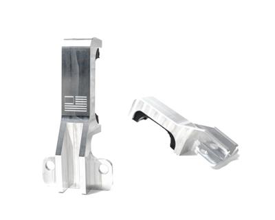 LG Billet USA Radiator Brackets - S0069