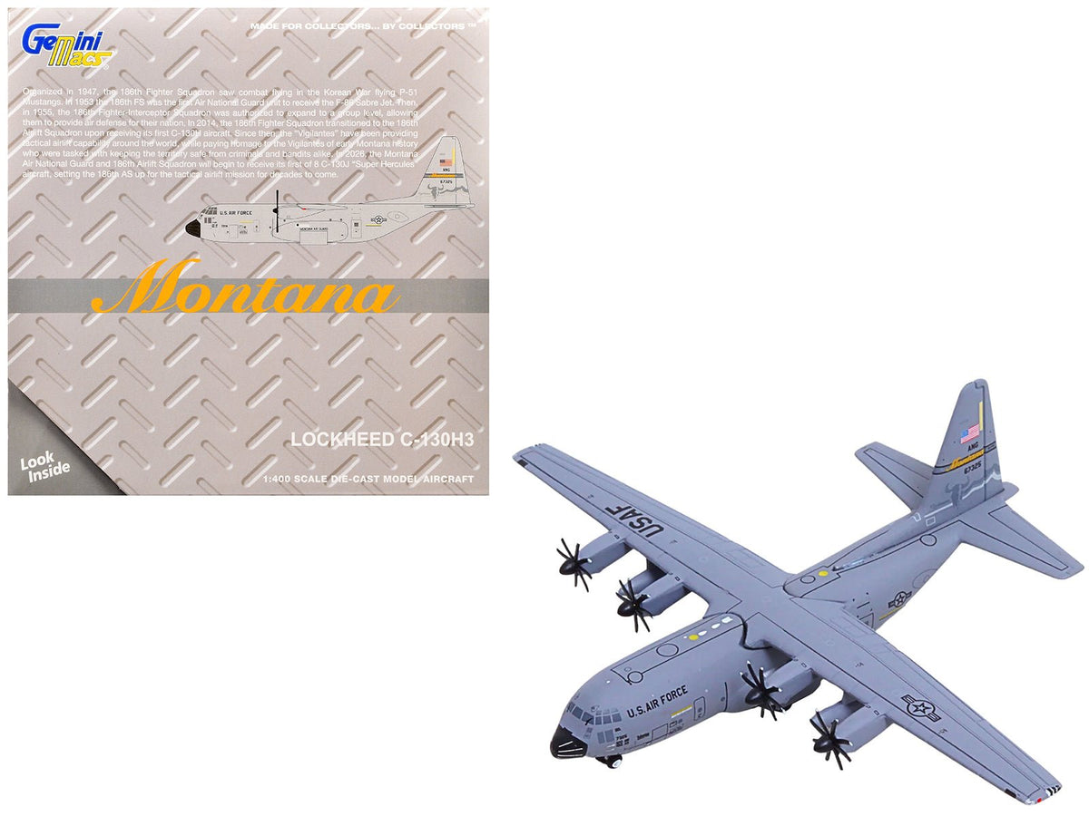Rapid Vehicles Lockheed C-130H3 Hercules Transport Aircraft "96-7325 120th Airlift Wing Montana...