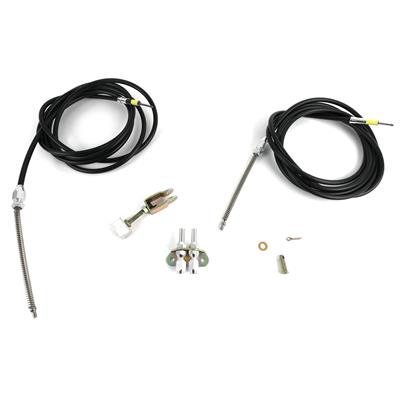 Lokar Floor Mount Emergency Brake Cables - EC80FU120