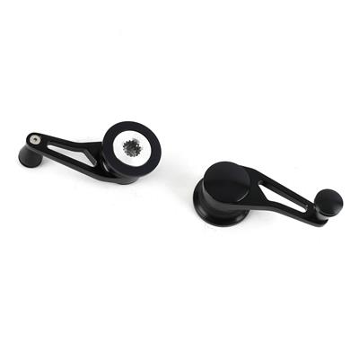 Lokar Midnight Series Billet Vent Window Cranks - XIDH2020