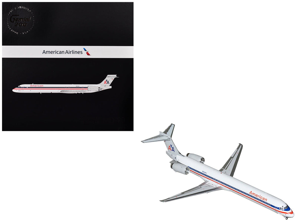Rapid Vehicles McDonnell Douglas MD-90 Commercial Aircraft "American Airlines" (N904RA) White...