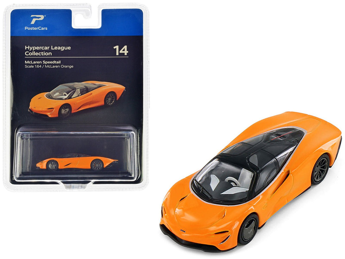 Rapid Vehicles McLaren Speedtail McLaren Orange with Black Top "Hypercar League Collection" 1/64...
