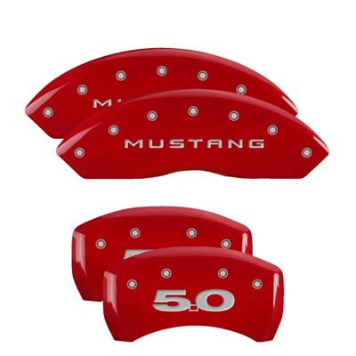 MGP Red Caliper Covers - 10198SM50RD