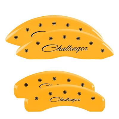 MGP Yellow Caliper Covers - 12088SCLSYL