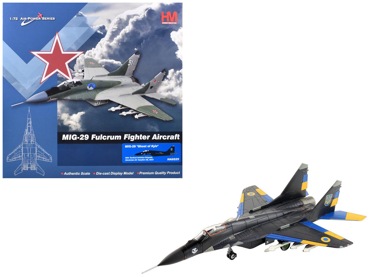 Rapid Vehicles Mikoyan MIG-29 Fulcrum Aircraft "Ghost of Kyiv 40th Tactical Aviation Brigade...