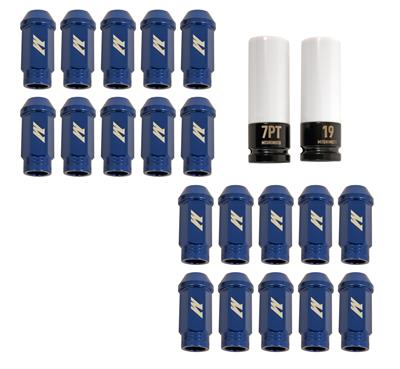 Mishimoto Aluminum Locking Lug Nuts - MMLG12520LBL