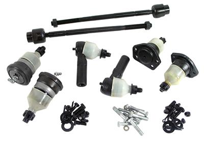 CA Steering Components, Rebuild, Steel, Ball Joints, Inner Tie Rods, Outer Tie Rods, Chevy, Kit - X2144