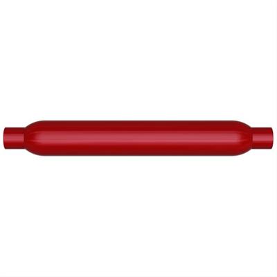 Glass Pack Muffler Red Coated - 13134
