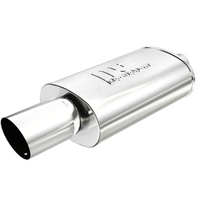 MagnaFlow Mirror Finish Stainless Steel Race Series Muffler and Tip Combos - 14834
