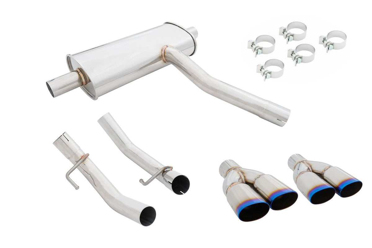 FR SPORT Megan Racing Axle Back Exhaust for 2014-2018 Mercedes Benz CLA250 - 2.5" Tubing,...