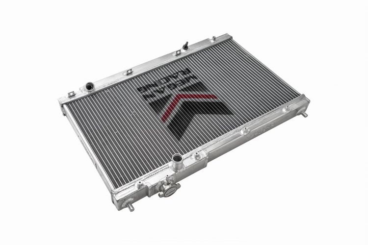 FR SPORT Megan Racing - Radiator 2 Row for 2001-2005 Honda Civic MT 4-Door Aluminum, 1.1 BAR Cap...