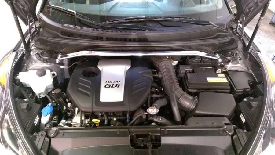 Megan Racing Strut Bar Front Upper for 2012-2018 Hyundai Veloster Race-Spec - MR-SB-HYV11FU-1P