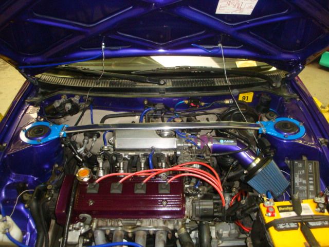 FR SPORT Megan Racing Strut Bar Race Spec Front Upper for 1993-2002 Toyota Corolla...