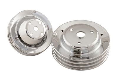 Mr. Gasket Chrome Water Pump Pulleys - 4963