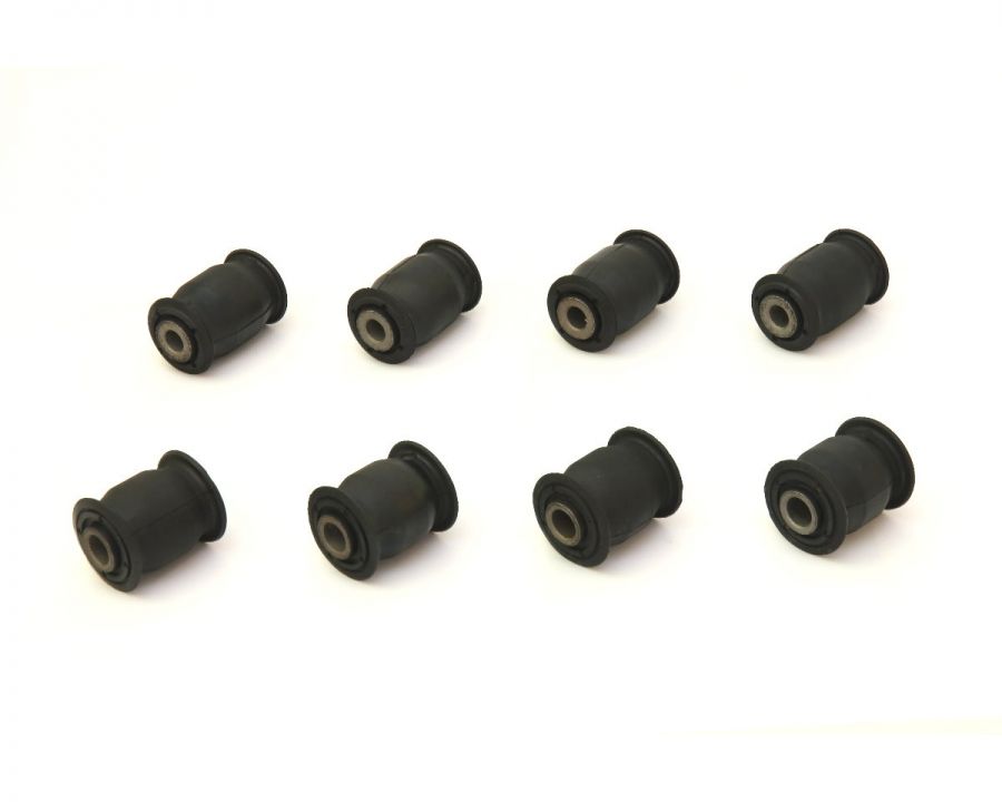 Megan Racing Rear Lower Arm Bushings Set 8-Piece Hardened Rubber for 1990-2005 Miata - MRS-MZ-0721