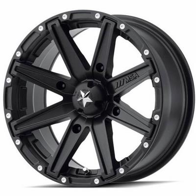 MSA Wheels M33 Clutch Satin Black Wheels - M3304737