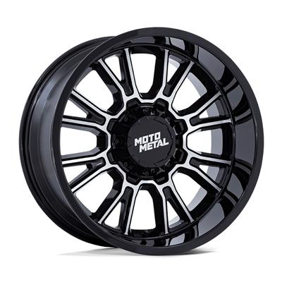 Moto Metal Series MO810 Legacy Gloss Black Wheels with Machined Face - S0598