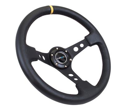 NRG Deep Dish Steering Wheels with Hole Spokes - RST006SY